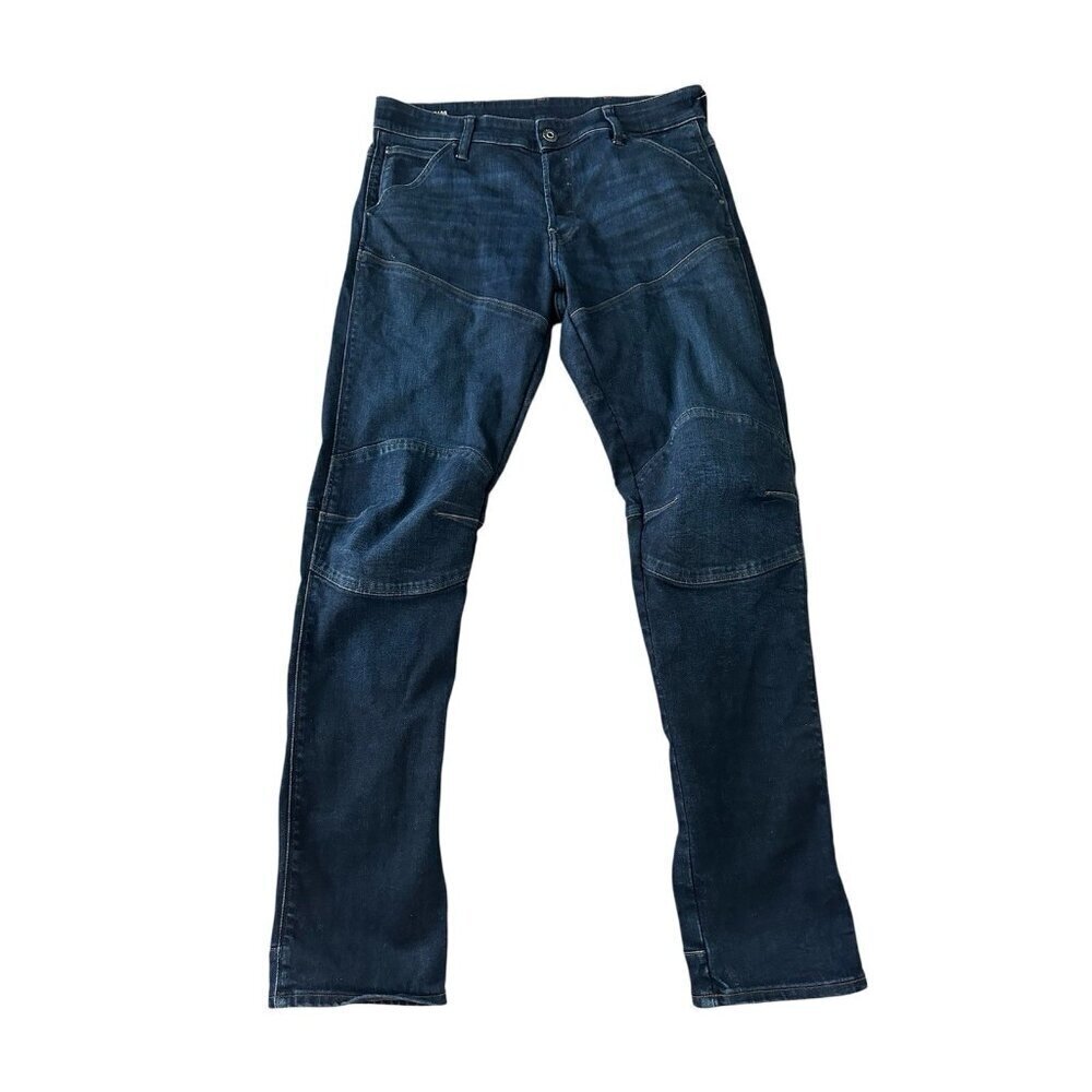 G Star RAW Jeans Mens Blue 5620 3D Slim Moto Style Biker Denim Pants